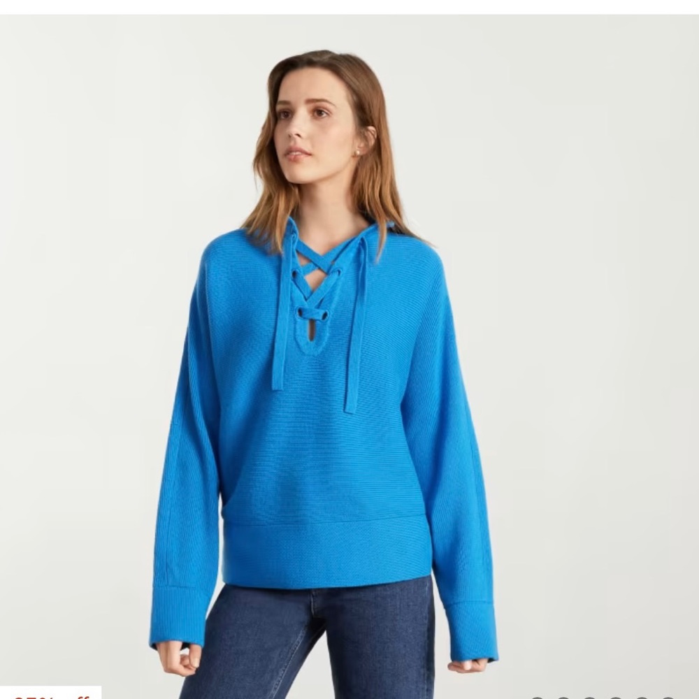 NWT EVERLANE WOOL/COTTON BLEND SWEATER SIZE LARGE